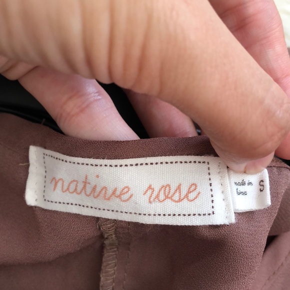 Native Rose Brown Tunic Top - Picture 6 of 8